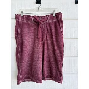 BKE Buckle 2 pair Mens Reg Fit SweatPant shorts Med. red/black